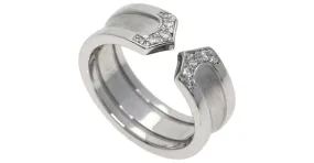 Anillo de diamante Cartier C2 Dorado 