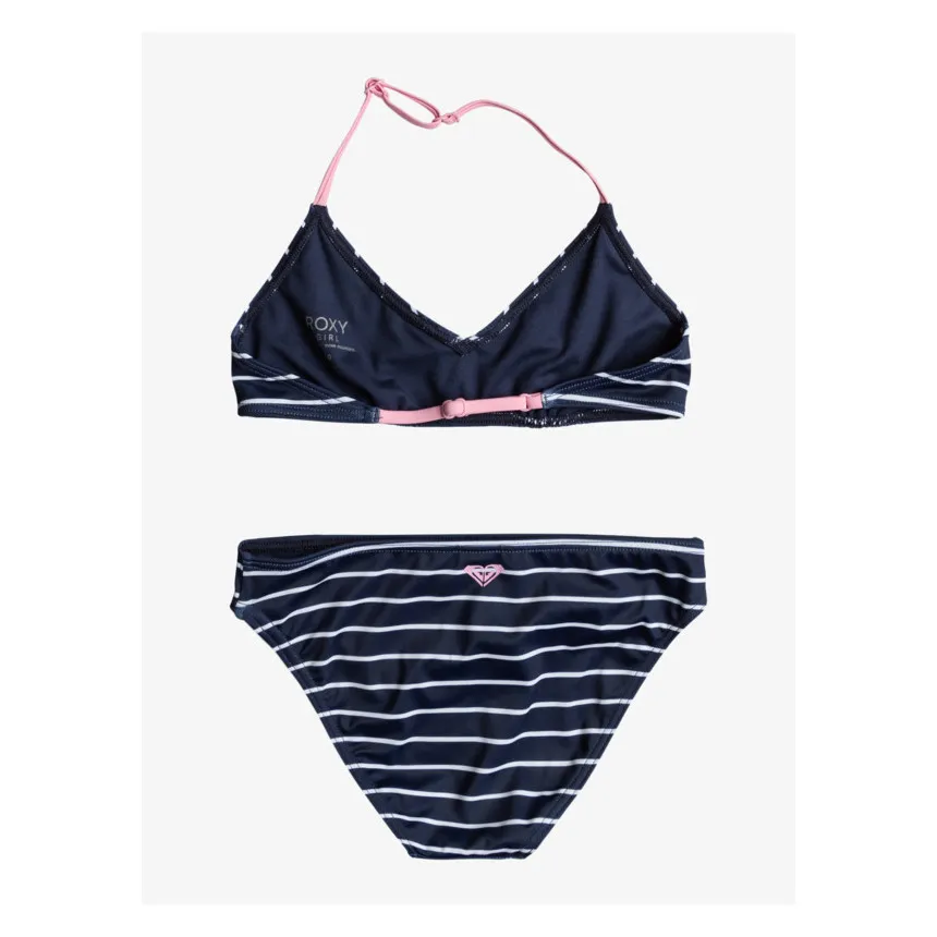 Bikini Roxy Bico Basic Stripe Para Niña