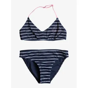 Bikini Roxy Bico Basic Stripe Para Niña