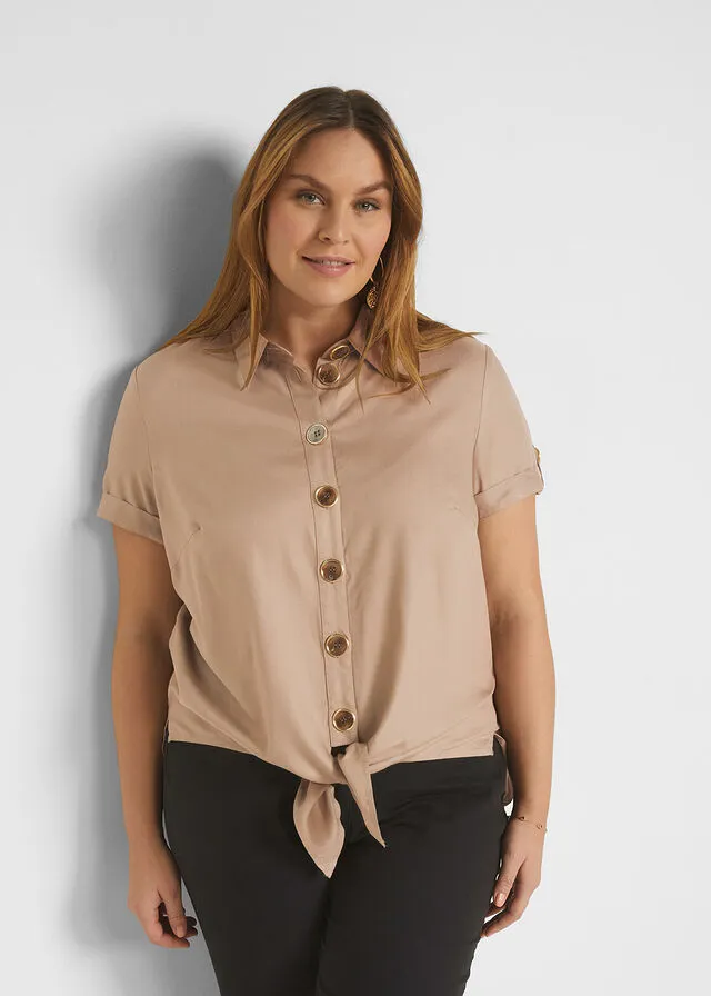 Blusa taupe