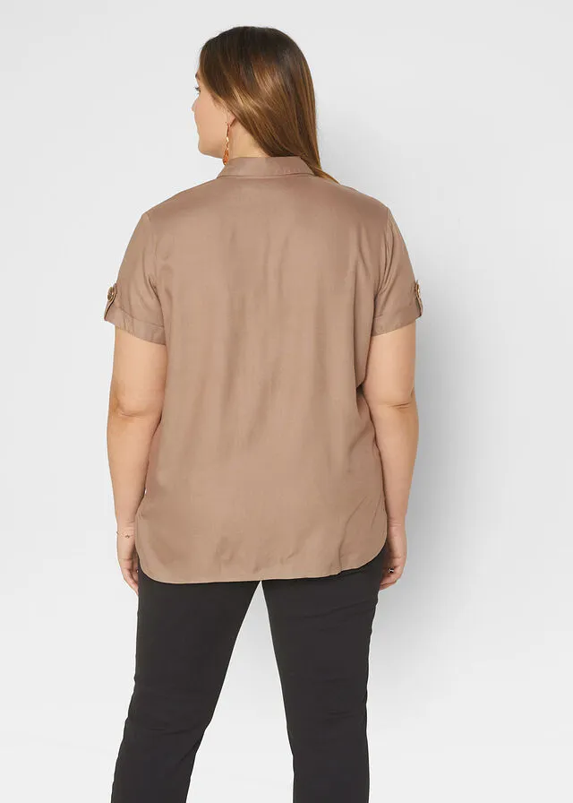 Blusa taupe