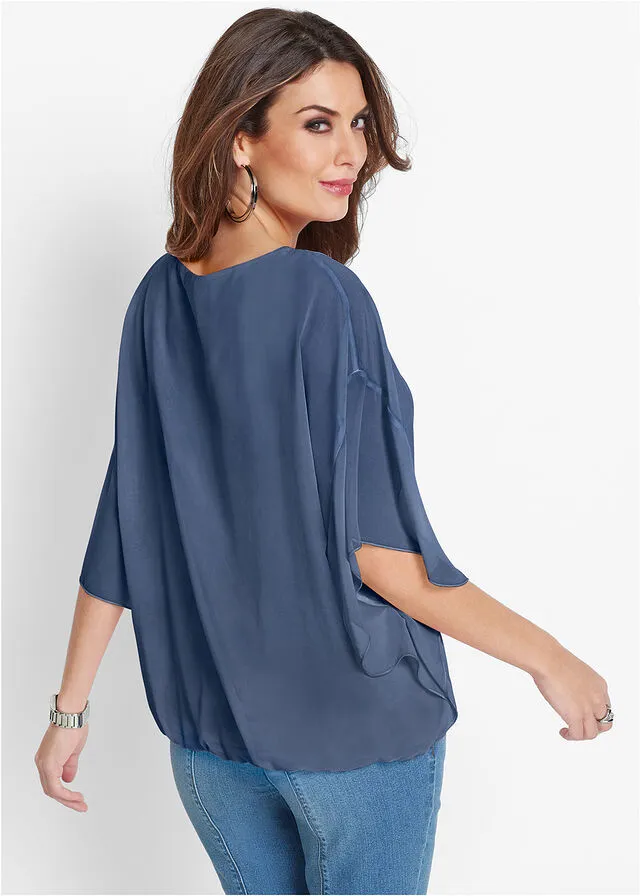 Blusa índigo