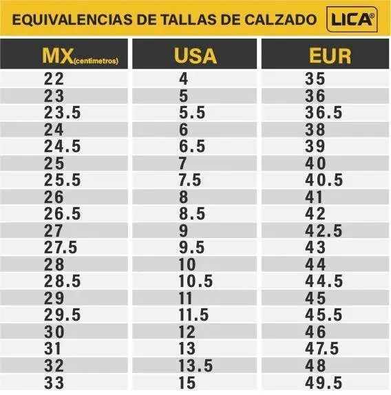 Bota de seguridad mod. 490 marca LICA