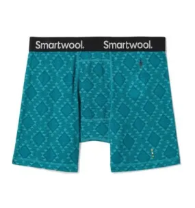 Boxer Smartwool Merino Print Boxer Brief Boxed (Deep Lake) Hombre