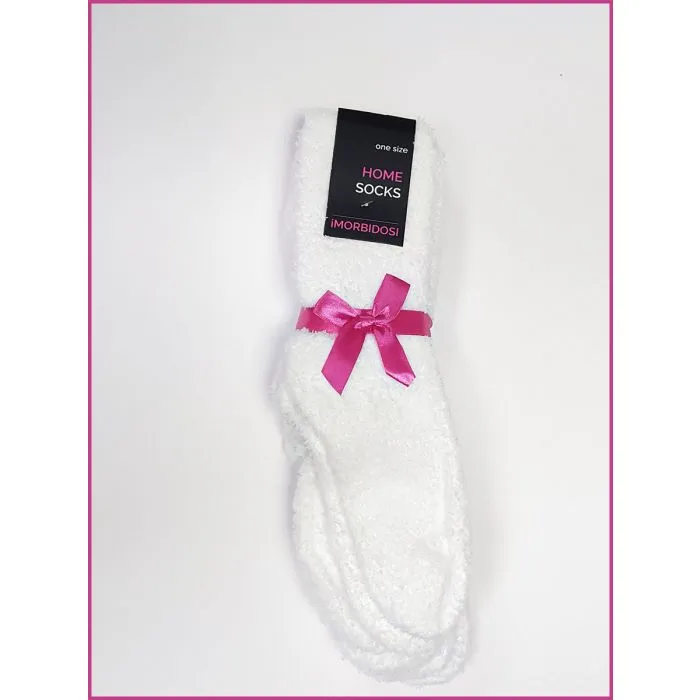 Calcetines mujer iMorbidosi suaves HS960 HS04 Blanco