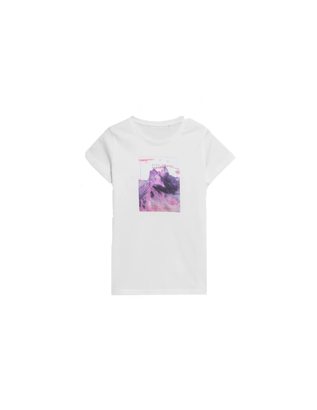 Camiseta 4F TSD060 Mujer White