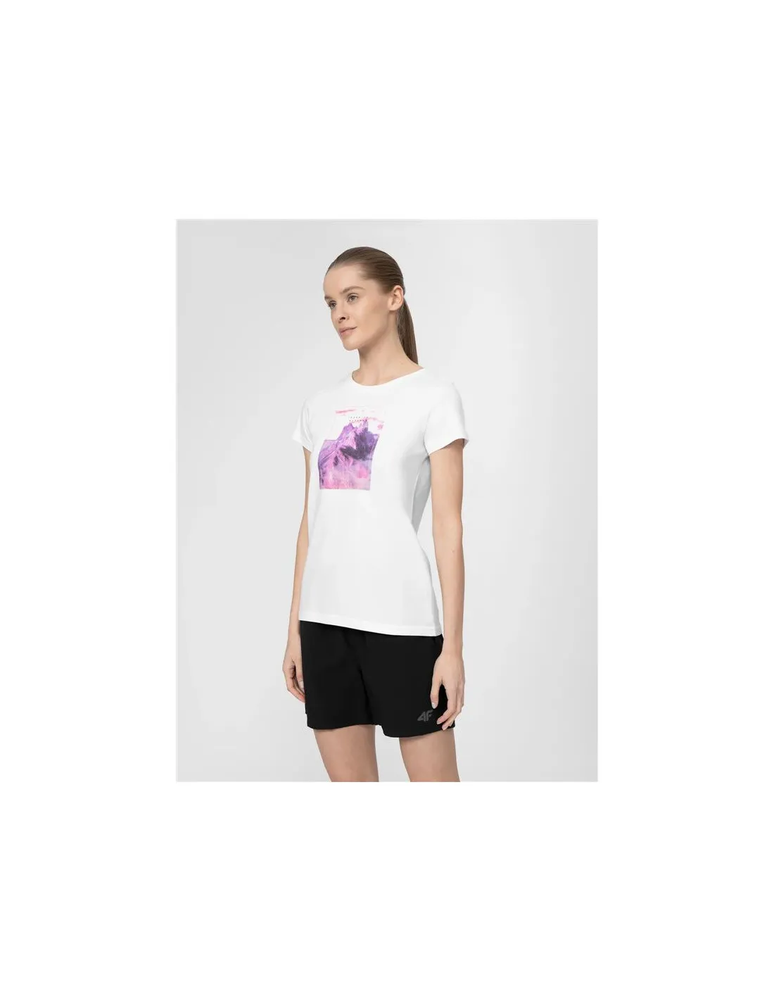 Camiseta 4F TSD060 Mujer White