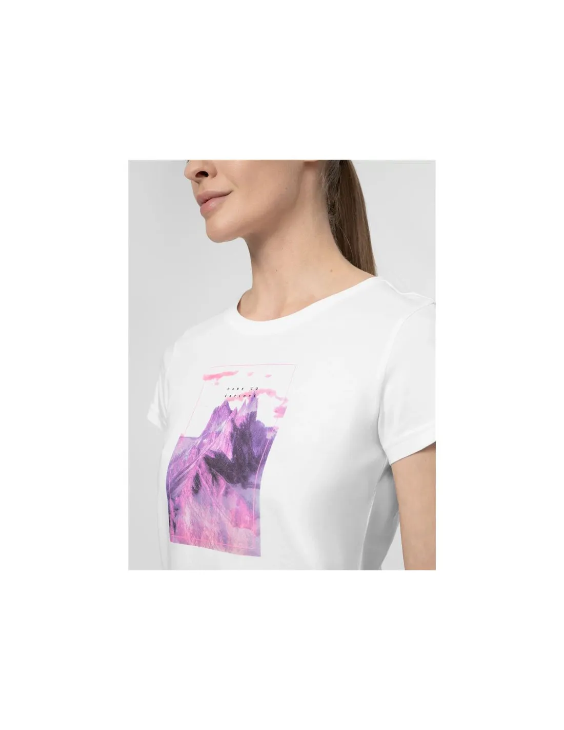 Camiseta 4F TSD060 Mujer White