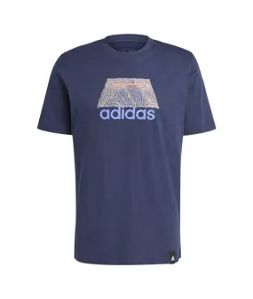 Camiseta adidas Codes Bos Graphic Hombre Azul