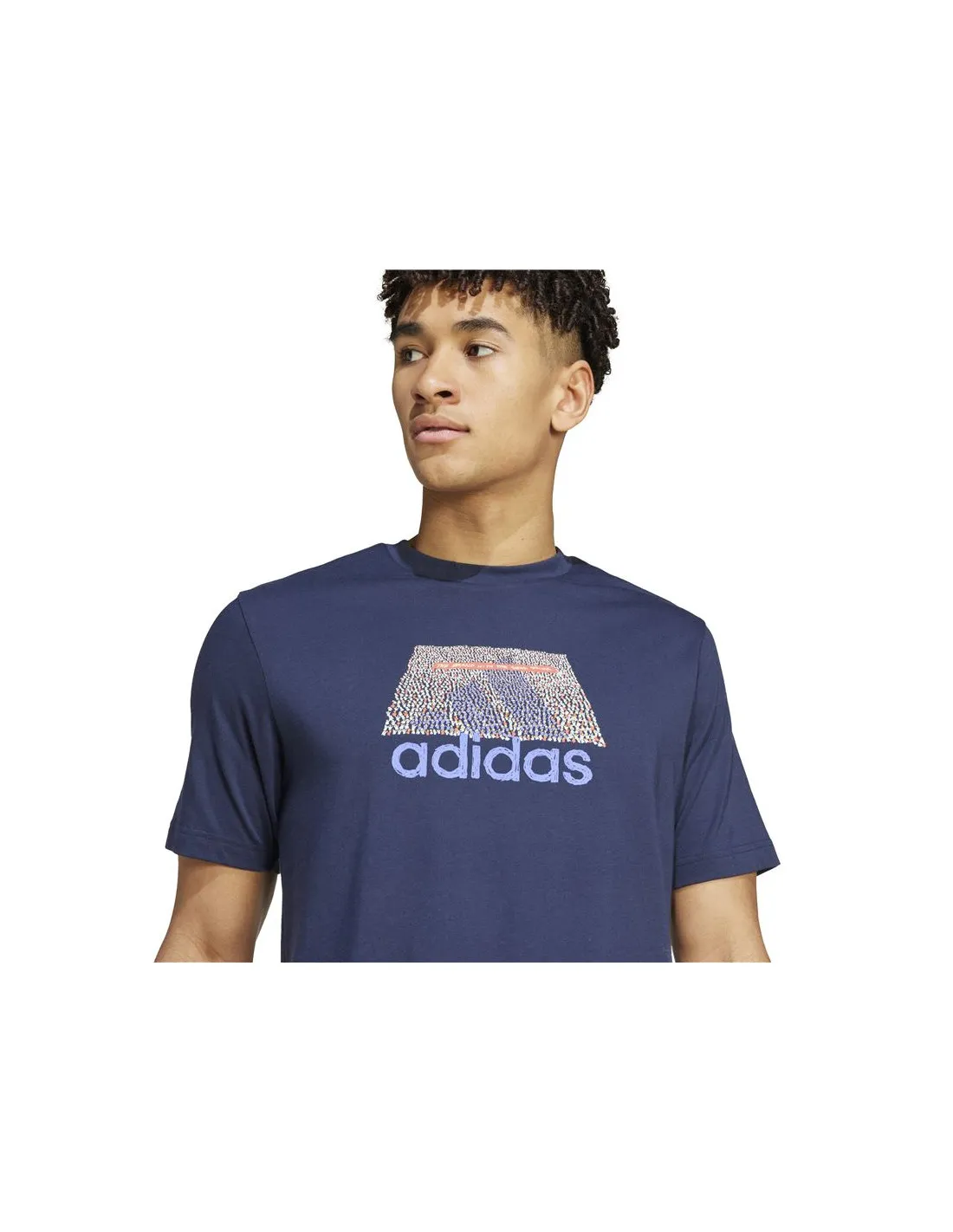 Camiseta adidas Codes Bos Graphic Hombre Azul