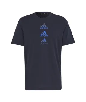 Camiseta de fitness adidas Designed To Move Logo Hombre Bl