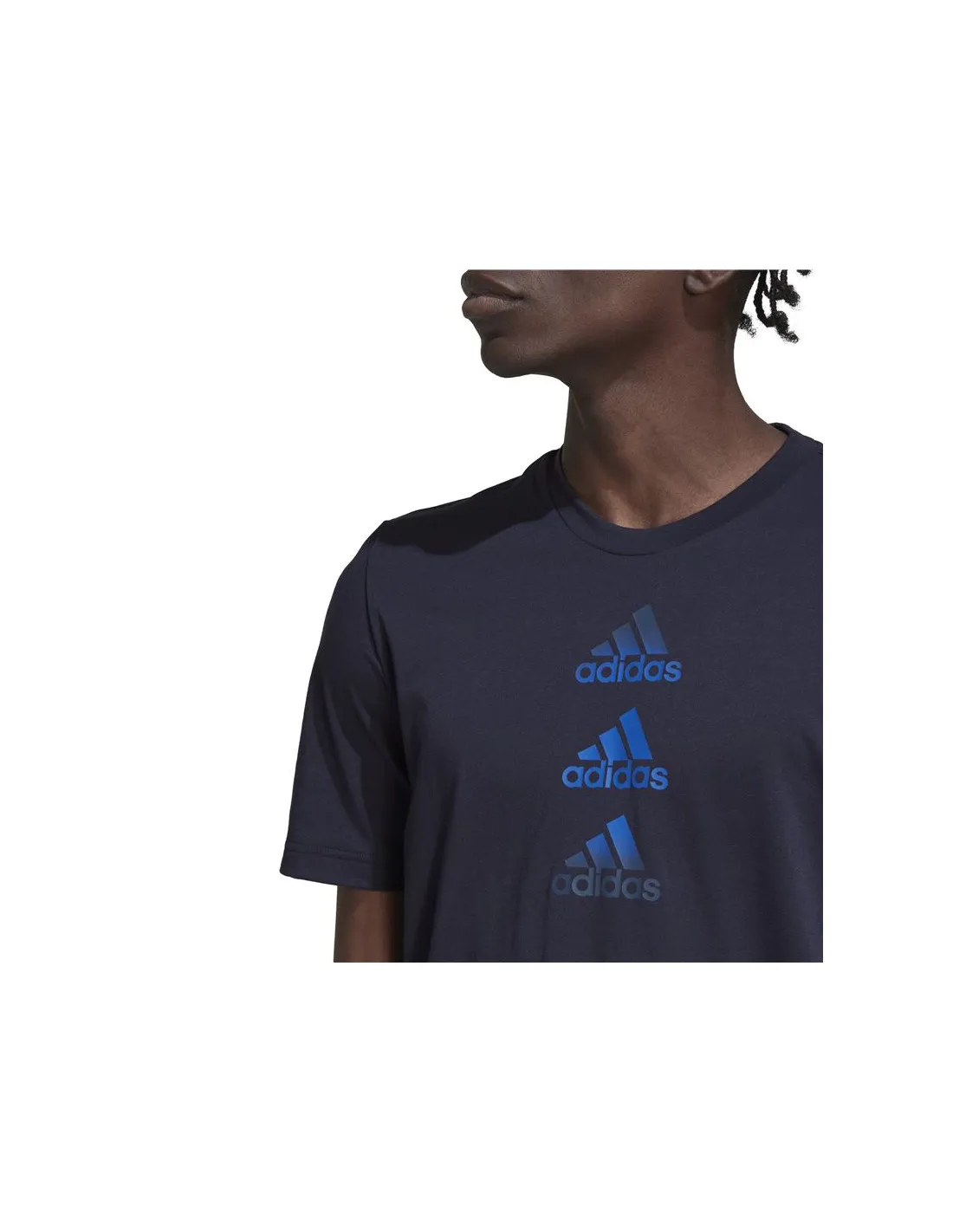 Camiseta de fitness adidas Designed To Move Logo Hombre Bl