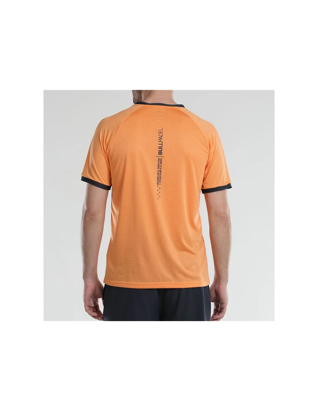 Camiseta de Pádel Bullpadel Actua Naranja Hombre