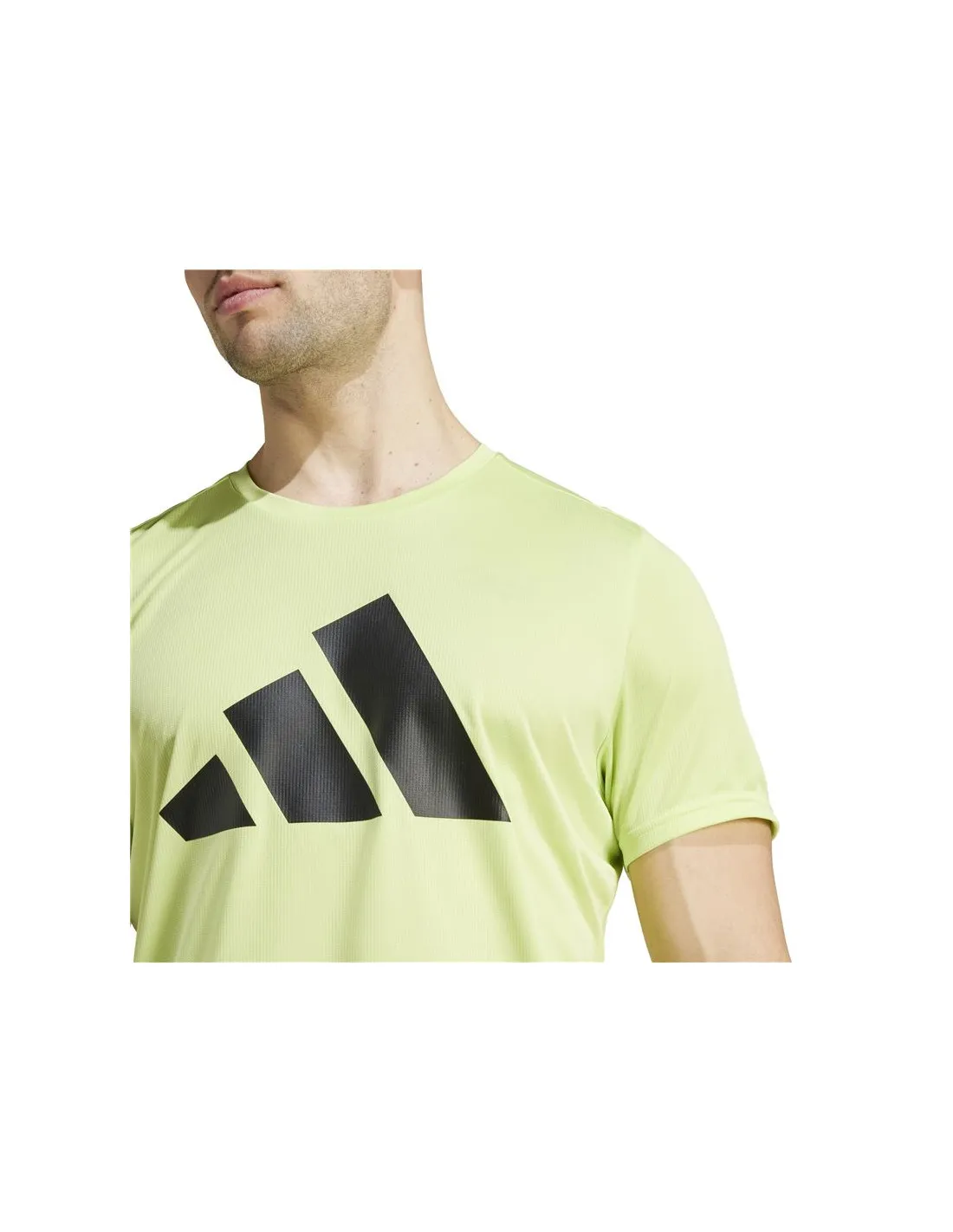 Camiseta de Running adidas Run It Hombre Amarillo