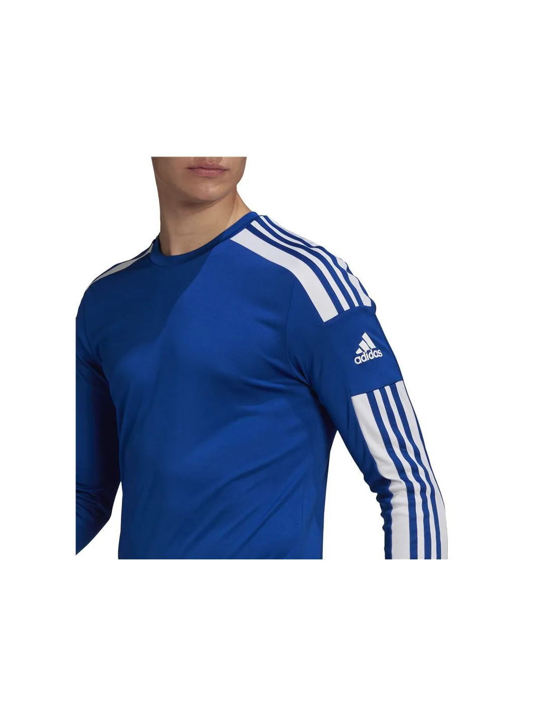 Camiseta manga larga de fútbol adidas Squadra 21 M Blue/White