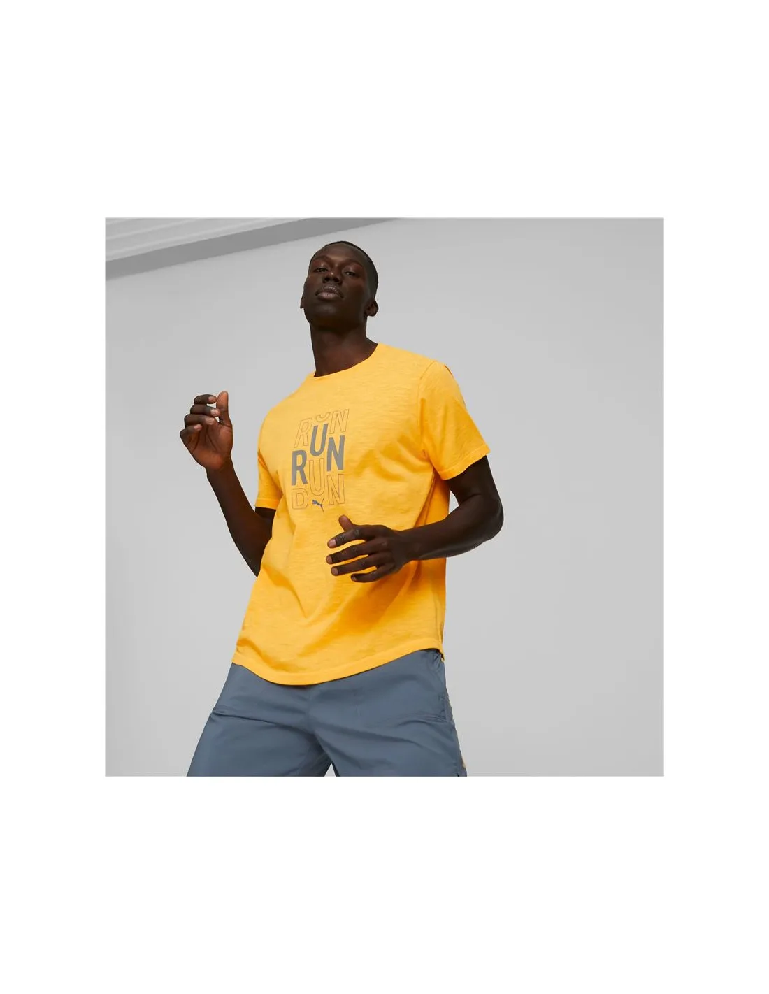 Camiseta Puma Running Hombre Yellow