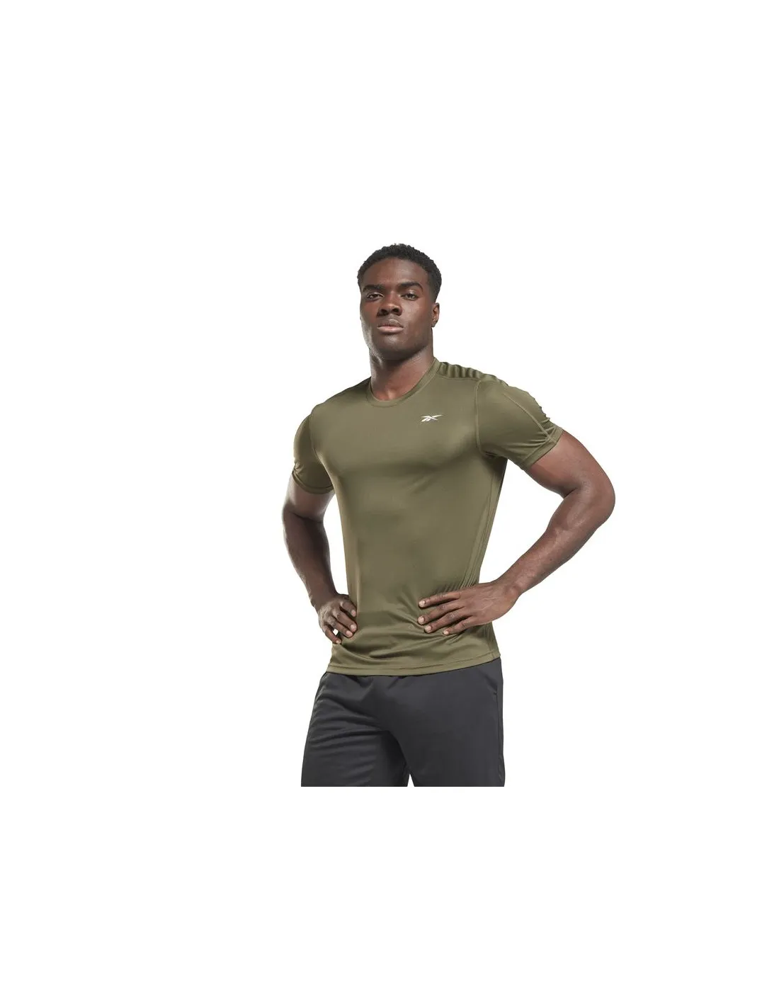 Camiseta Reebok Training Tech Hombre Green