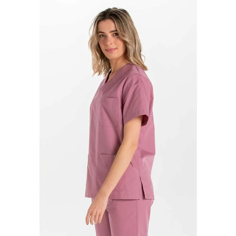 Camisola pijama sanitaria rosa nude unisex - Dyneke