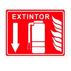 Cartel Extintor (Horizontal) LICA