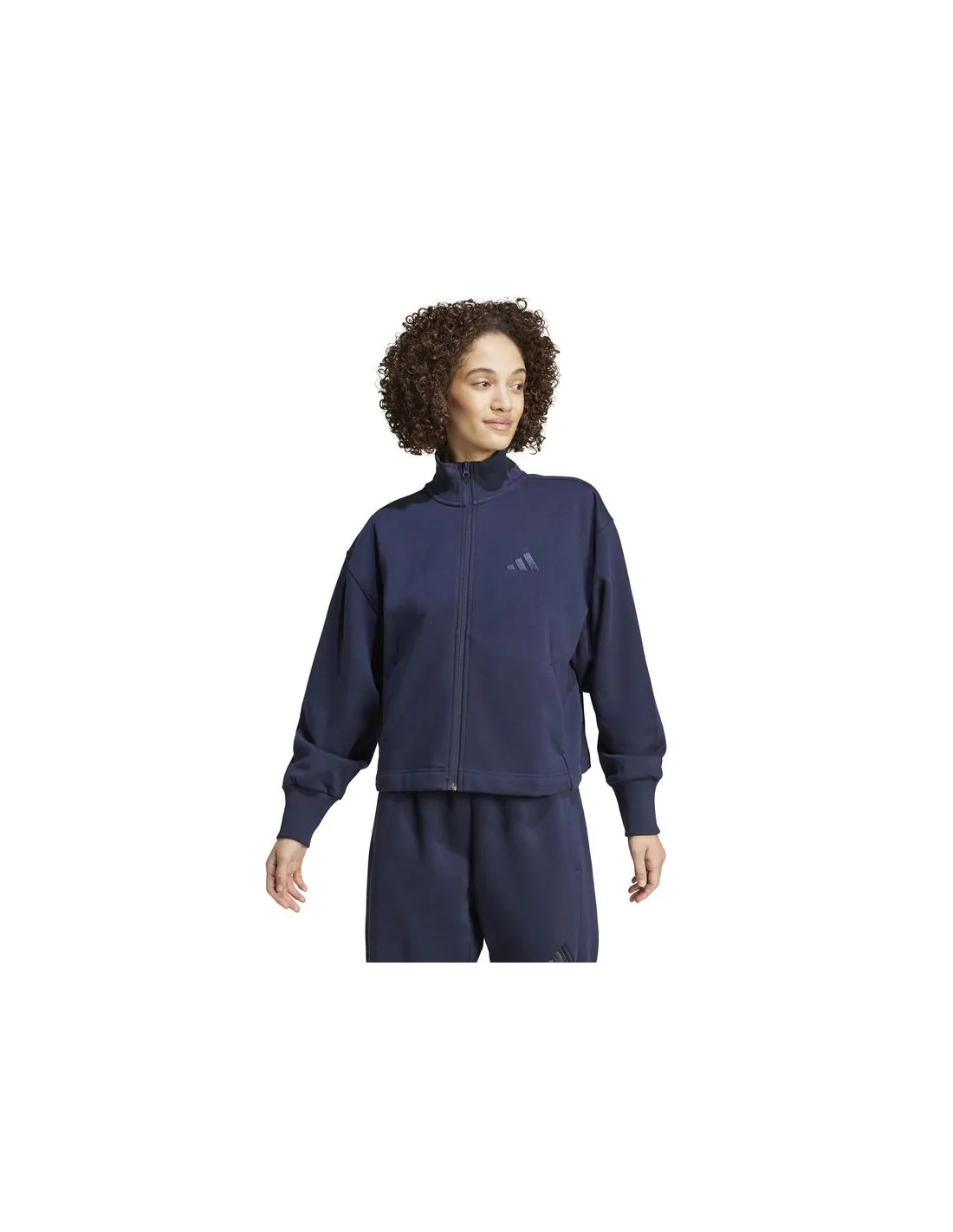 Cazadora adidas All Szn Fleece Graphic Full-Zip Mujer Azul