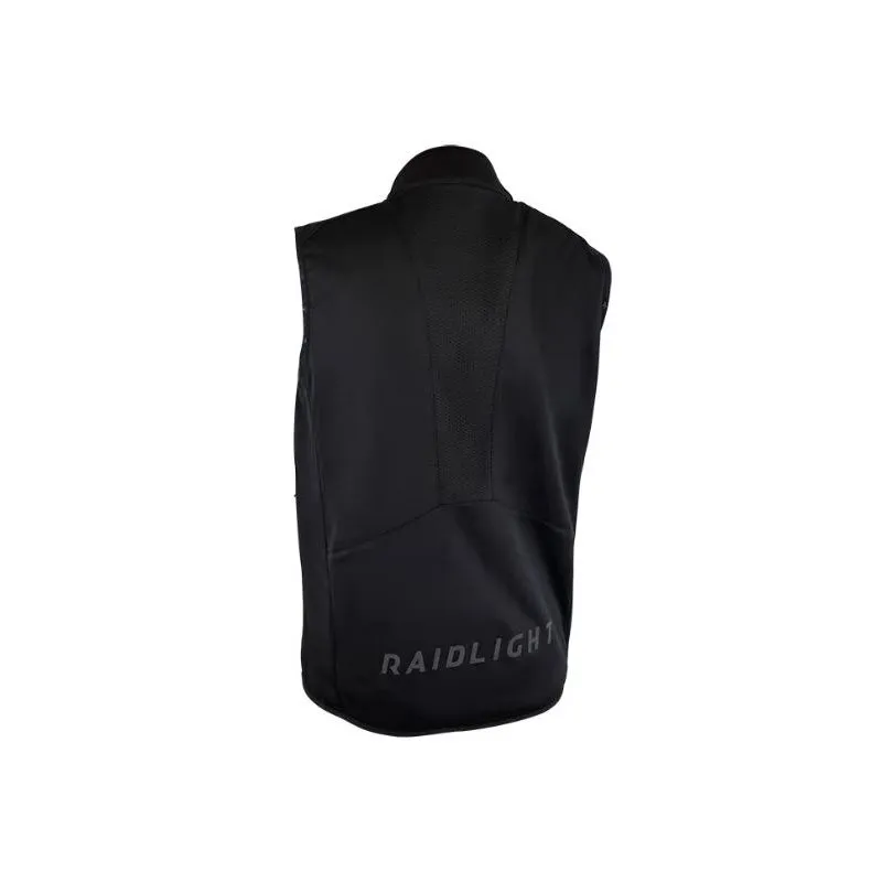 Chaleco softshell de hombre Raidlight Sorona Hybrid (negro)