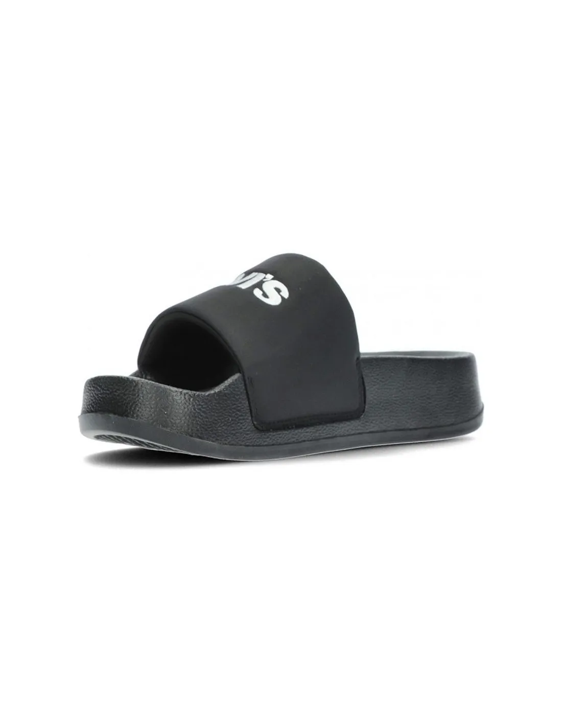 Chanclas Levis June S Bold Padded Mujer Negro