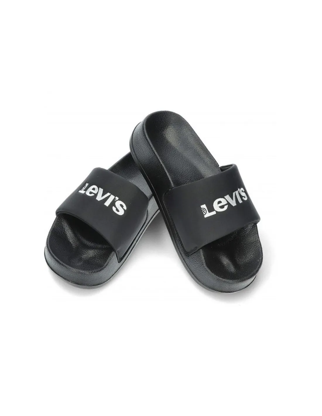 Chanclas Levis June S Bold Padded Mujer Negro