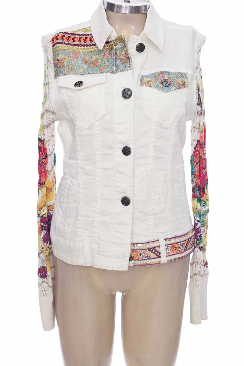 Chaqueta / Abrigo color Blanco - Desigual