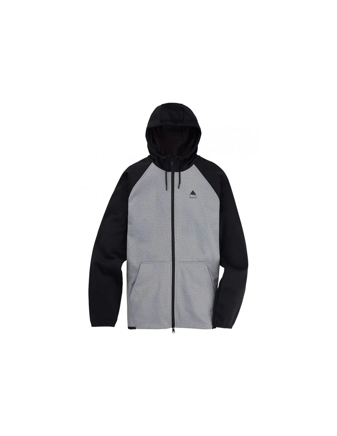 Chaqueta Burton Crown Weatherproof Full-Zip Fleece Hombre Negro