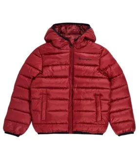 Chaqueta Champion Hooded Legacy Rojo Infantil