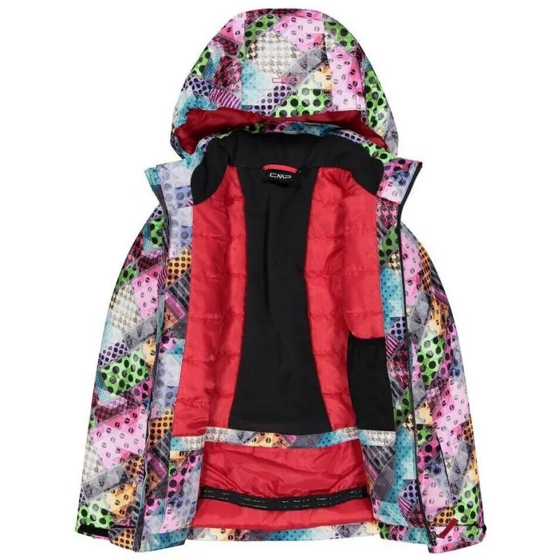 Chaqueta CMP con capucha (Begonia-Titanio) Niño