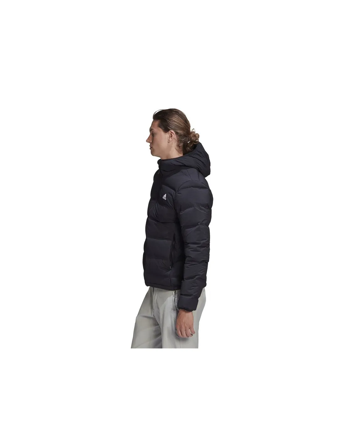 Chaqueta con Capucha adidas Helionic Stretch Hombre BK