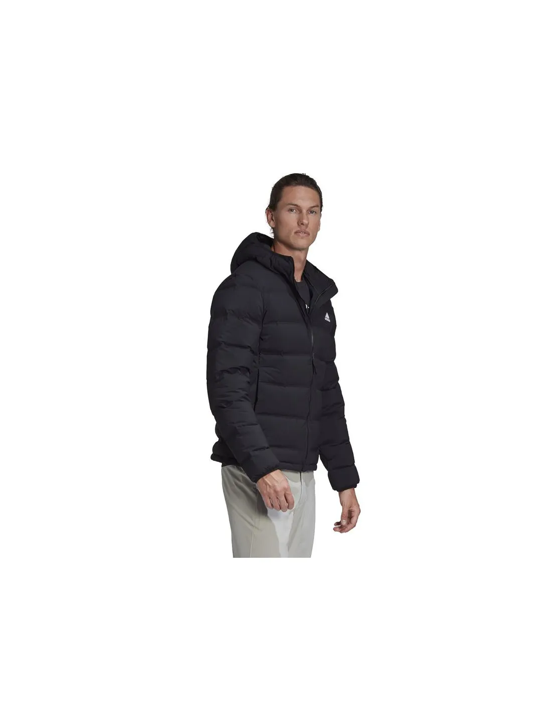 Chaqueta con Capucha adidas Helionic Stretch Hombre BK