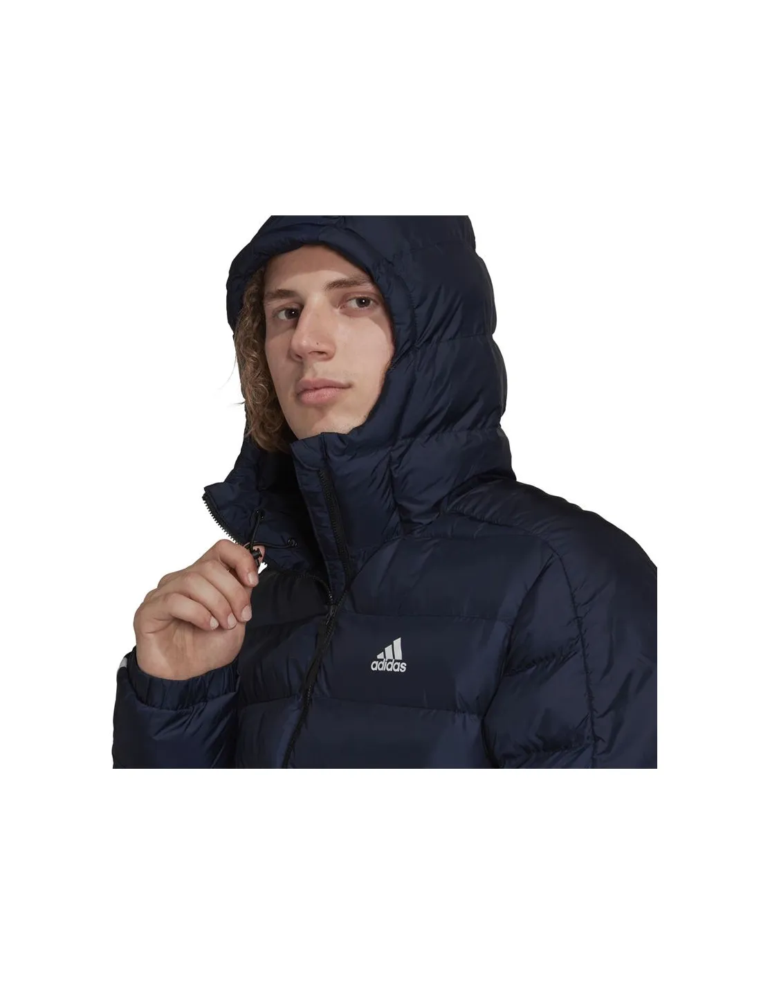 Chaqueta con capucha adidas itavic Midweight 3 Bandas M Legend Ink