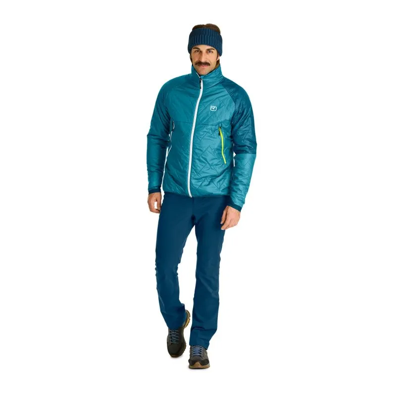 Chaqueta de esquí de travesía para hombre Ortovox SWISSWOOL PIZ VIAL JACKET M (azul montaña)