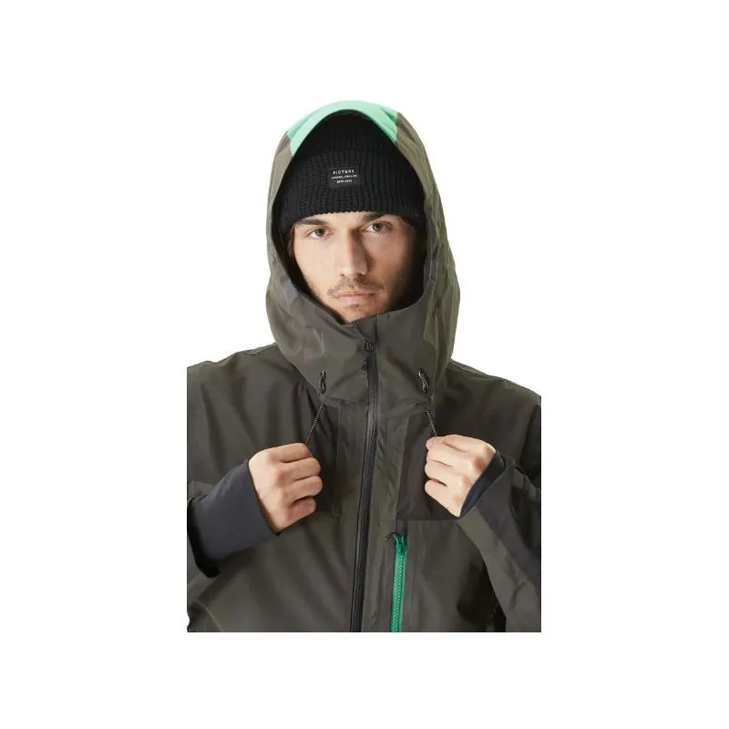 Chaqueta de esquí Picture Broader 3L Jacket (Raven grey Black) Hombre