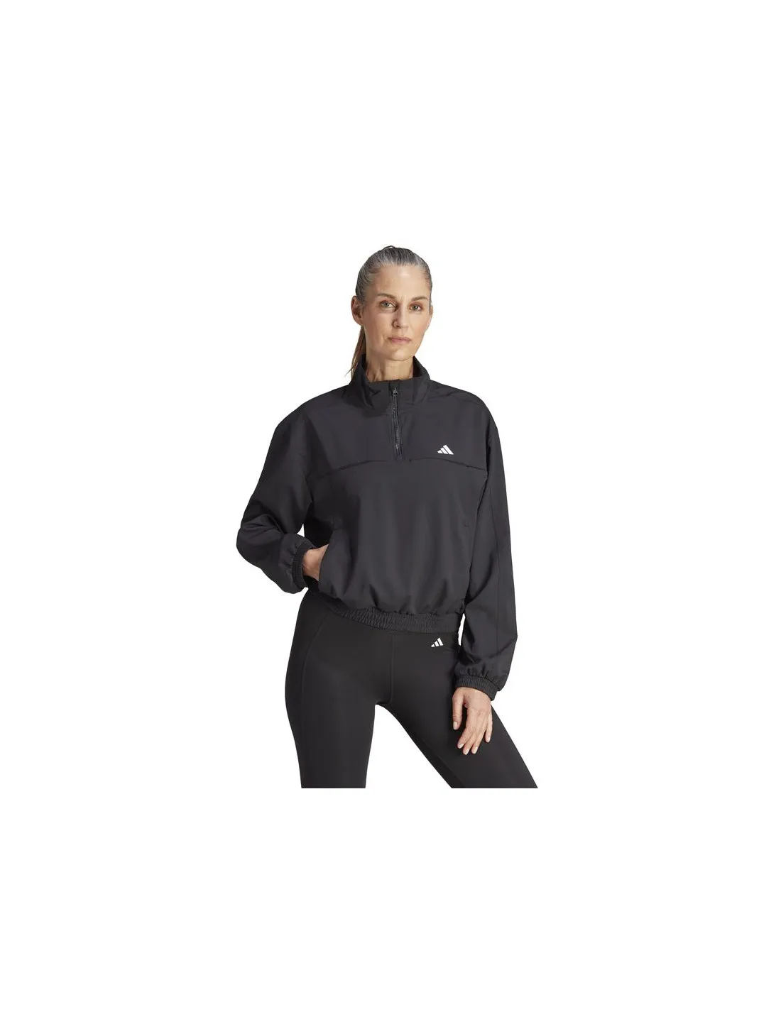 Chaqueta de Fitness adidas Tr-Es Min 1/4Z Mujer