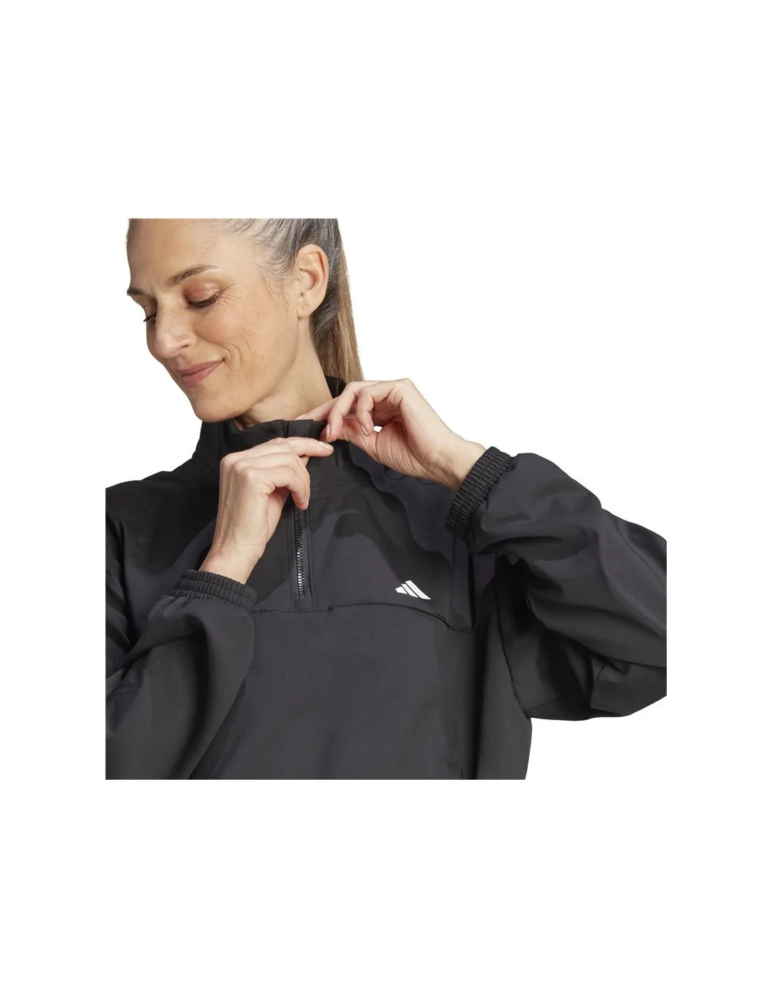 Chaqueta de Fitness adidas Tr-Es Min 1/4Z Mujer