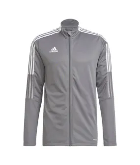 Chaqueta de fútbol adidas Tiro 21 M Grey