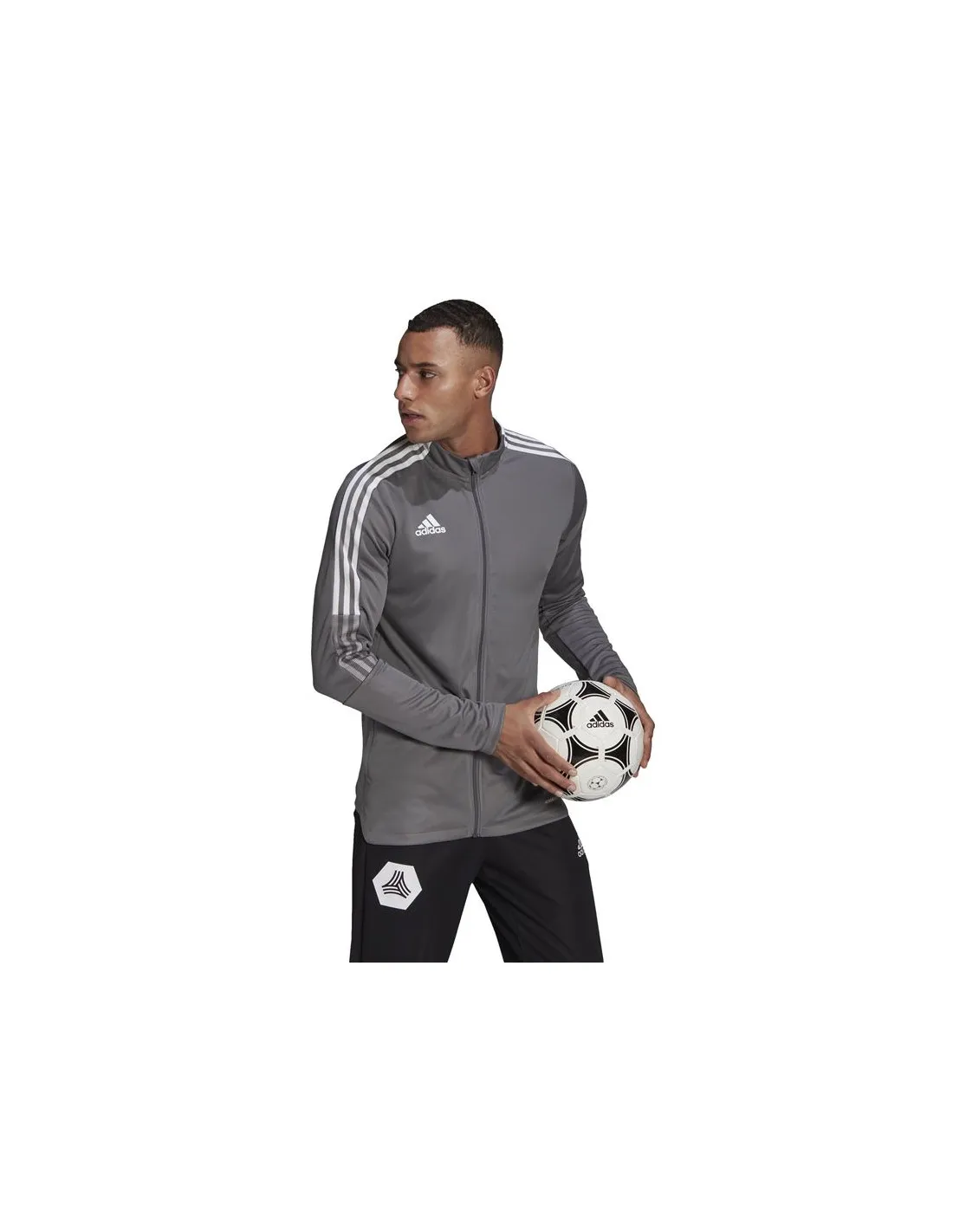 Chaqueta de fútbol adidas Tiro 21 M Grey