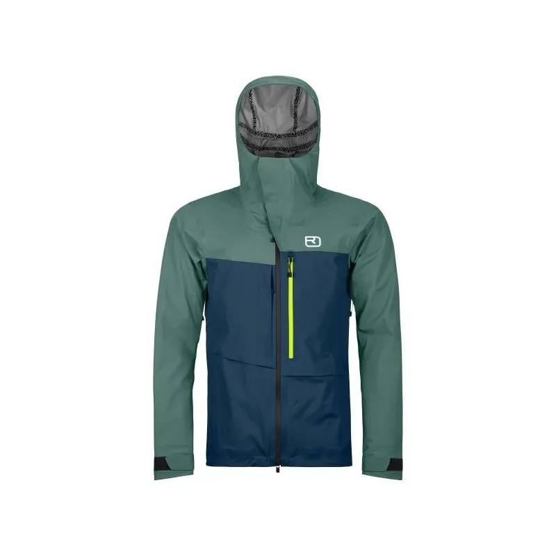 Chaqueta freeride para hombre Ortovox 3L Ravine Shell Jacket M (deep ocean)