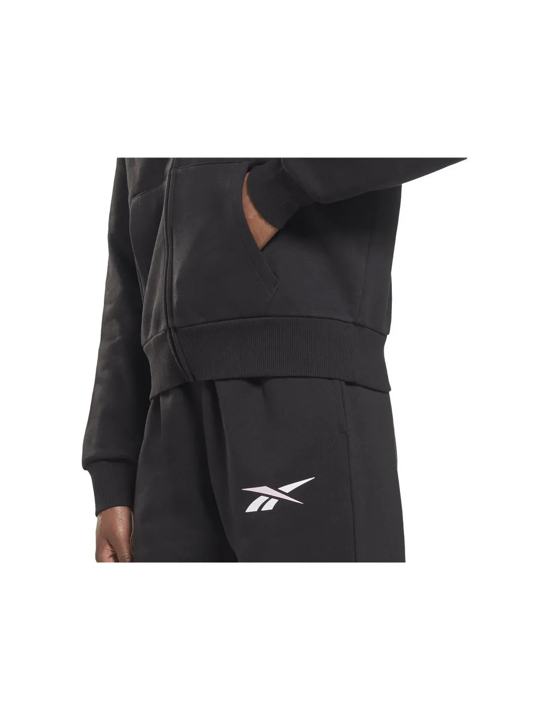 Chaqueta Reebok Training Essentials Vector Full-Zip W Black