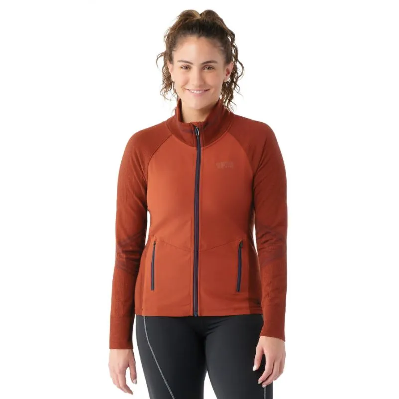 Chaqueta Smartwool Intraknit Active Full Zip (Pecan Brown) Mujer