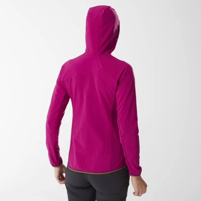 Chaqueta softshell de mujer Millet Trilogy Cordura Hoody W (Dragon/Coral Chrome)