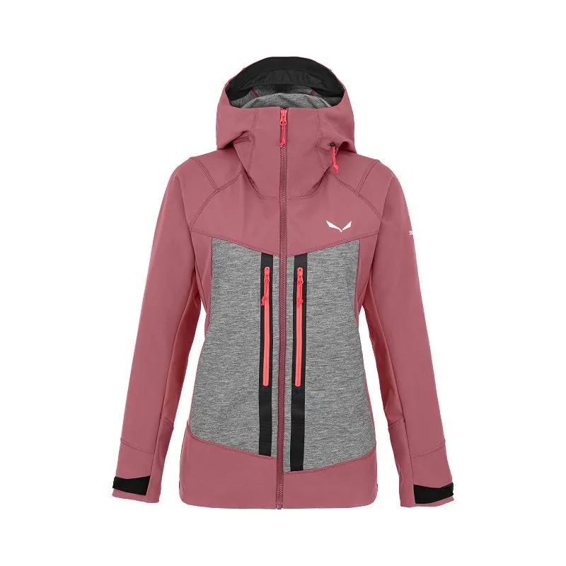 Chaqueta softshell de mujer Salewa Comici (mauvemood)