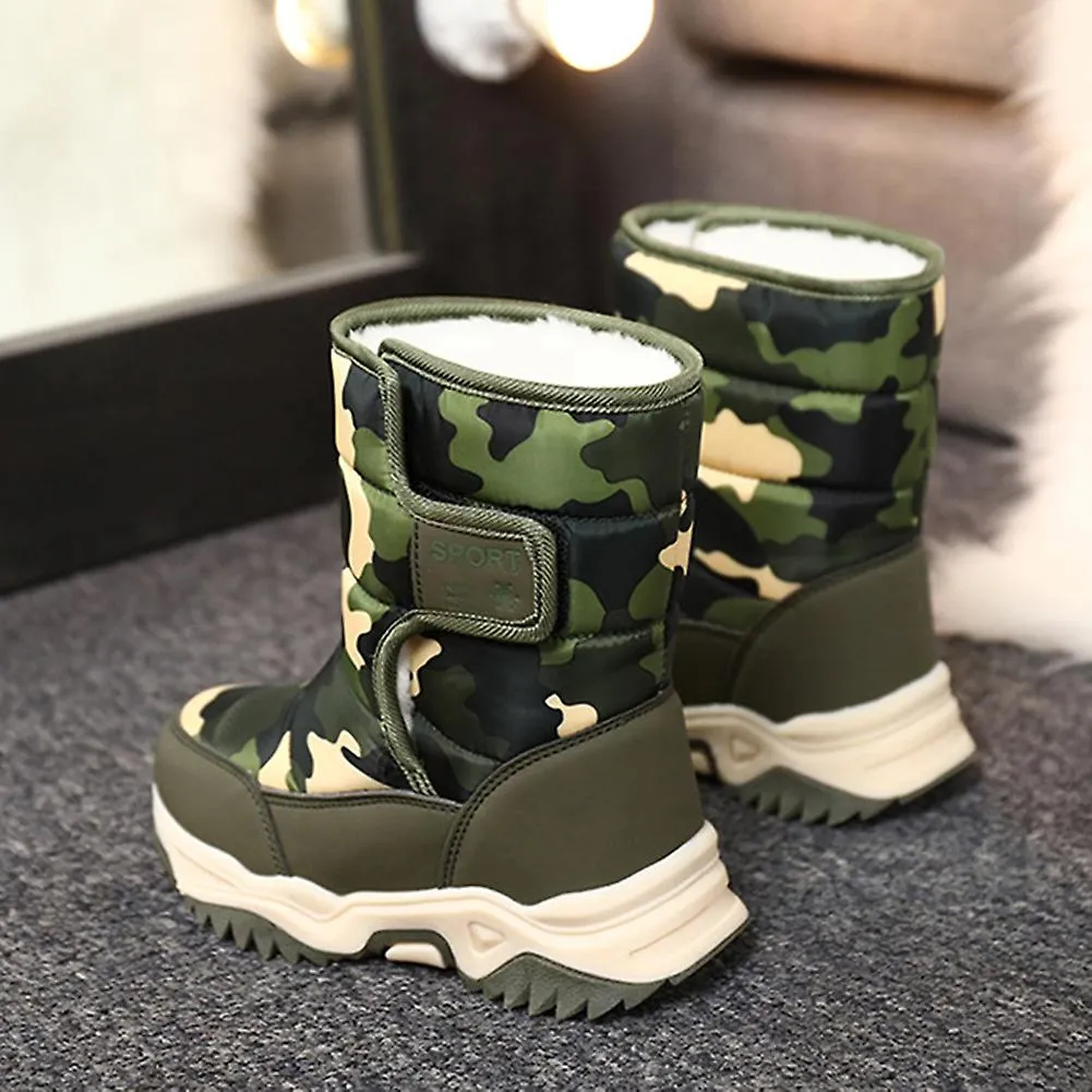 Children's Snow Boots With High-top Cold-proof Non-slip Keep Warm Shoes For Winter Outdoor