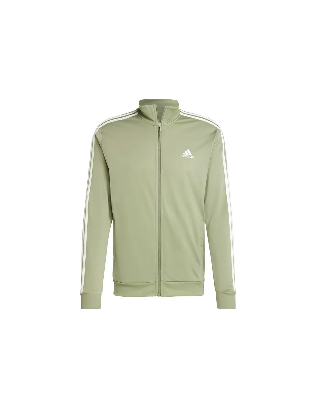 Chándal adidas Sportswear Basic 3S Tricot Hombre Verde