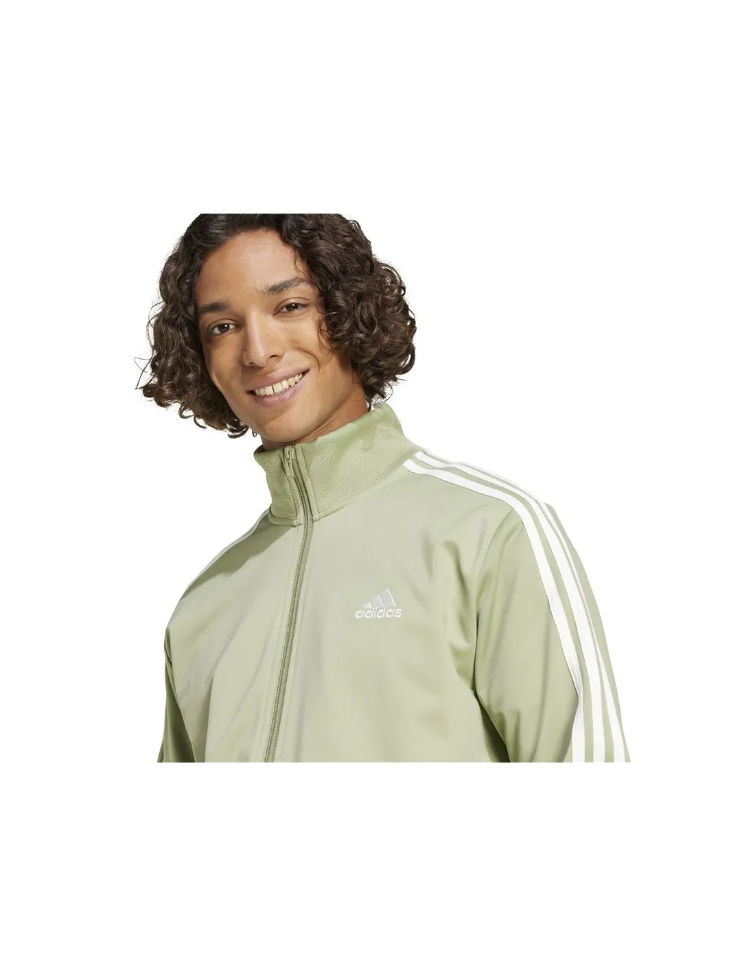 Chándal adidas Sportswear Basic 3S Tricot Hombre Verde