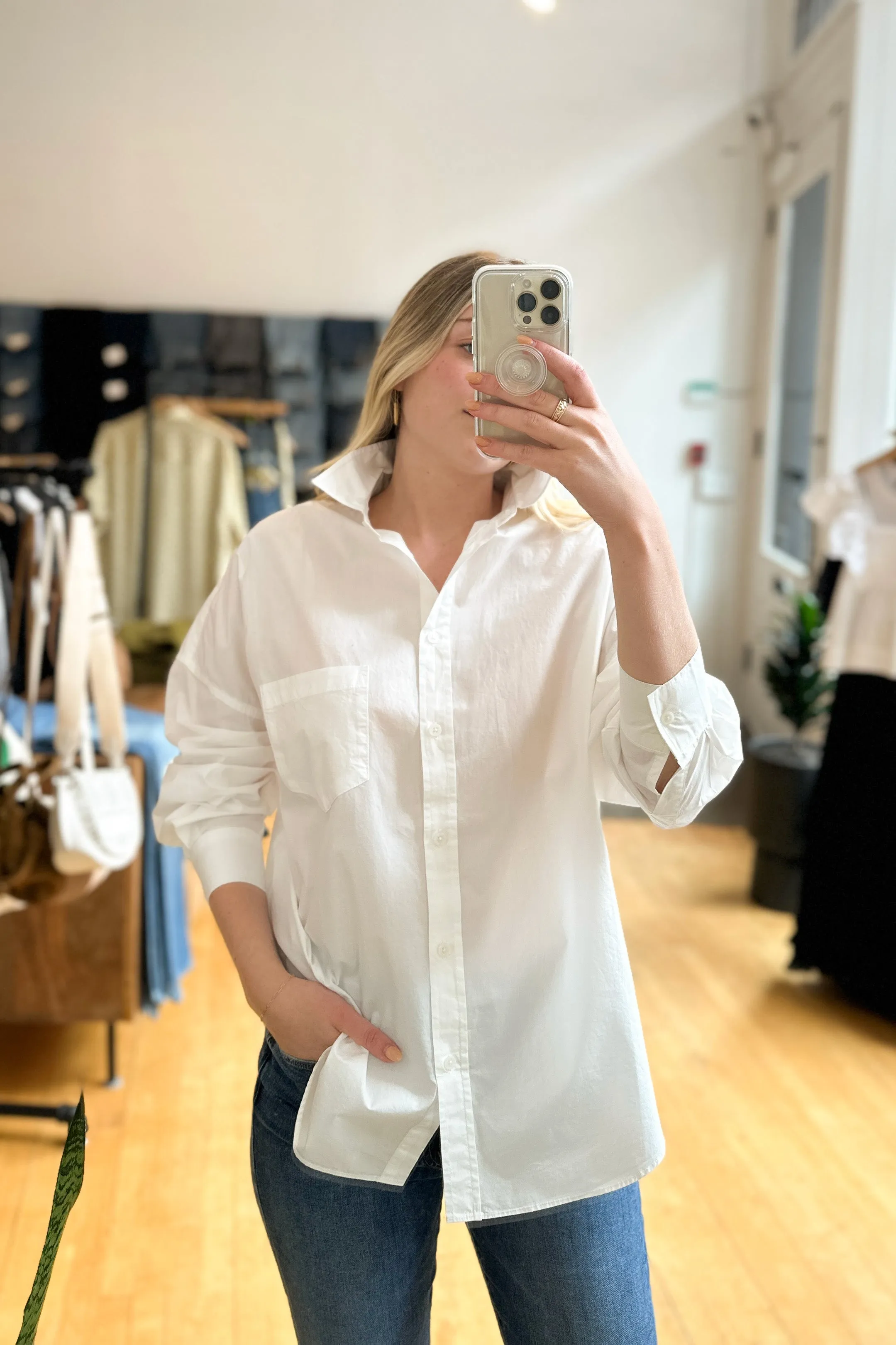 Classic Chiara Shirt in White