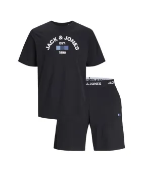 Conjunto Jack & Jones Jactheo Ss Tee And Shorts Set Negro